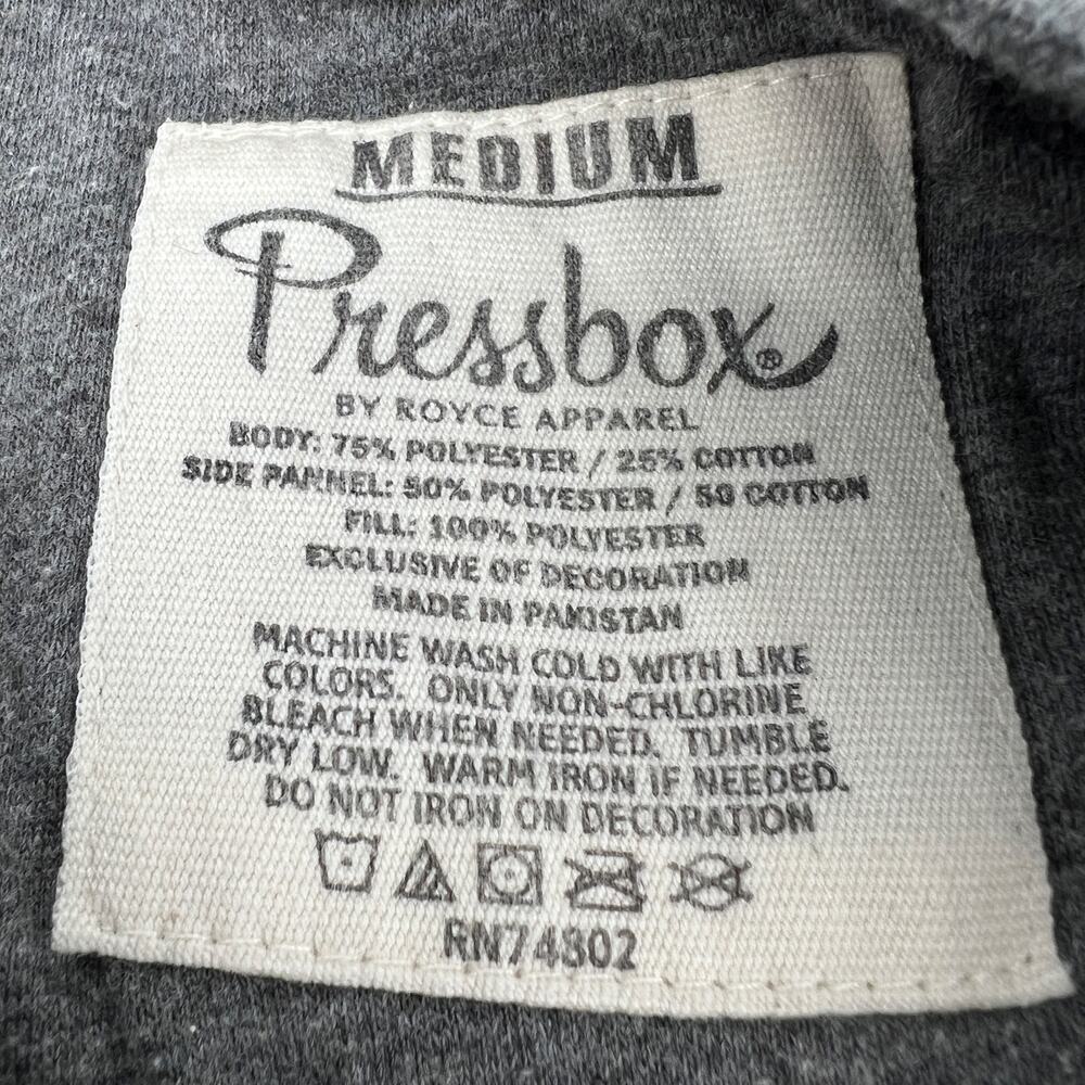 Pressbox Washington State University Quilted Sweatshirt Cougars Women Medium WSU - Picture 6 of 8